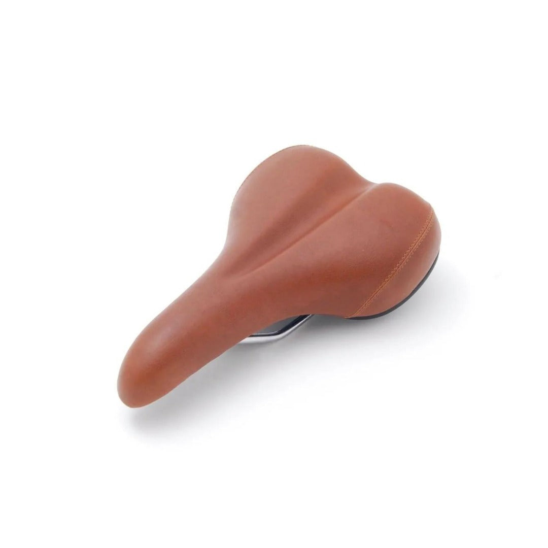 Comfort Saddle for Bisou Bike in Brown Synthetic